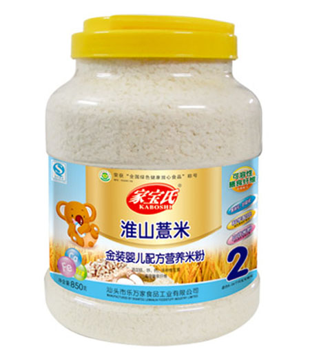 家寶氏淮山薏米營(yíng)養(yǎng)米粉2段桶裝