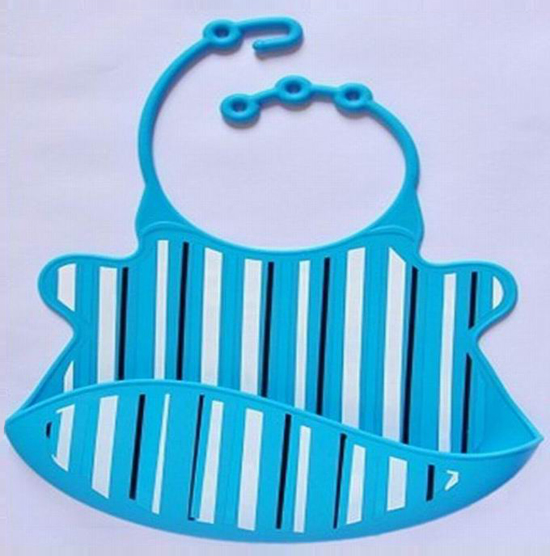 鑫恩成藍(lán)色斑馬口水兜