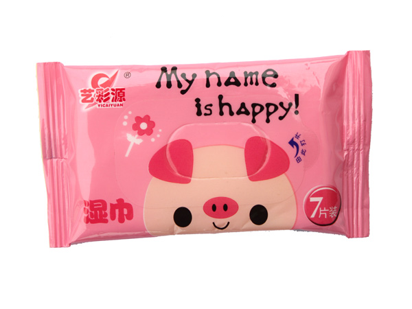藝彩源嬰兒快樂濕巾7片