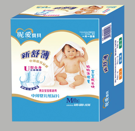 昵愛寶貝中薄嬰兒紙尿片M