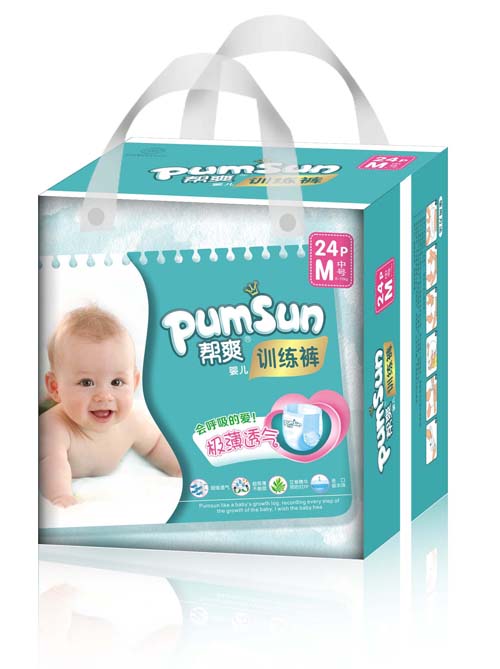 幫爽極薄透氣嬰兒訓練褲M碼