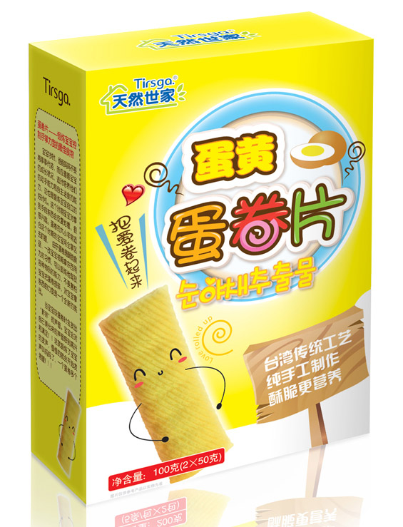 天然世家蛋黃蛋卷片