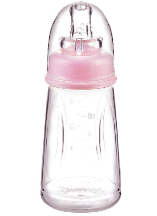 愛(ài)樂(lè)寶PP果汁奶瓶120ml粉色