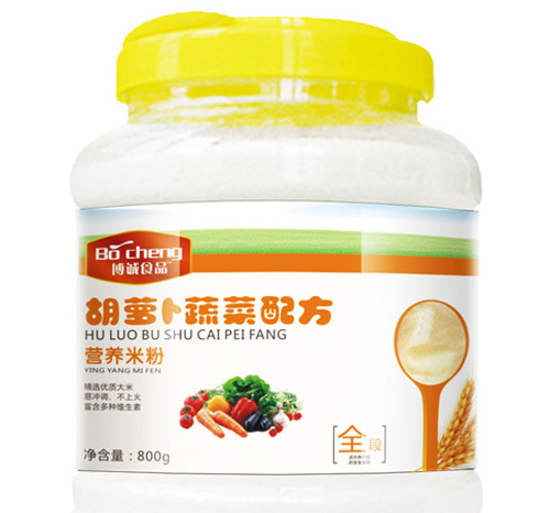 博誠(chéng)胡蘿卜蔬菜配方營(yíng)養(yǎng)米粉全段