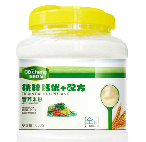 博誠鐵鋅鈣優(yōu)+配方營養(yǎng)米粉全段