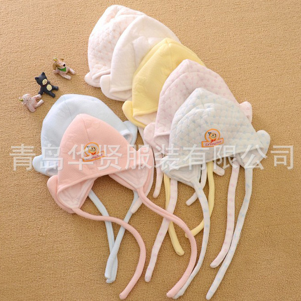 樂嬰健純棉保暖護耳帽