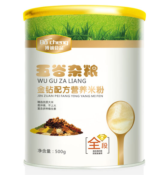 博誠五谷雜糧金鉆配方米粉全段