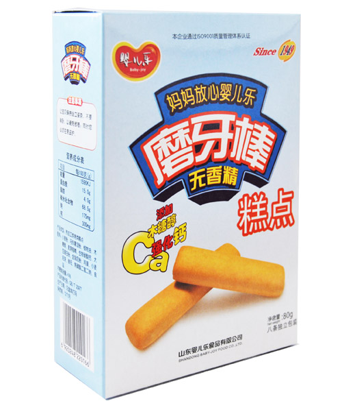 嬰兒樂(lè)強(qiáng)化鈣磨牙棒80g