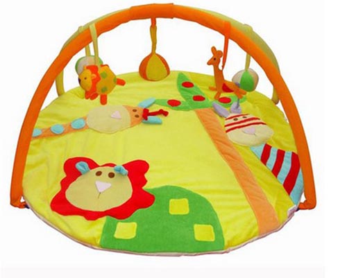 豐盛動(dòng)物樂園寶寶爬行墊