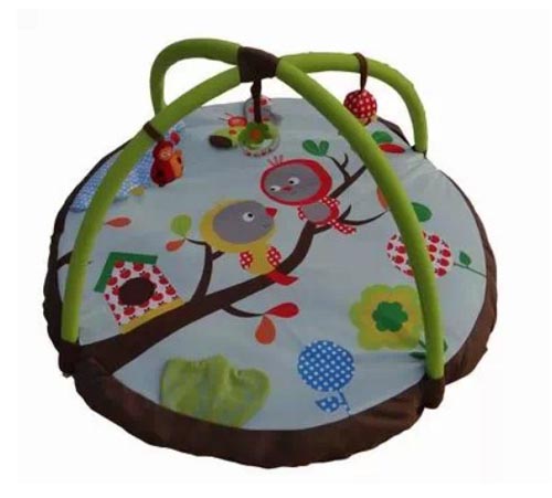 豐盛鳥立枝頭寶寶爬行墊