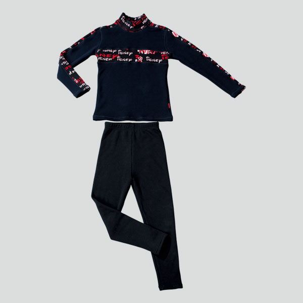 英倫風(fēng)兒童保暖套裝