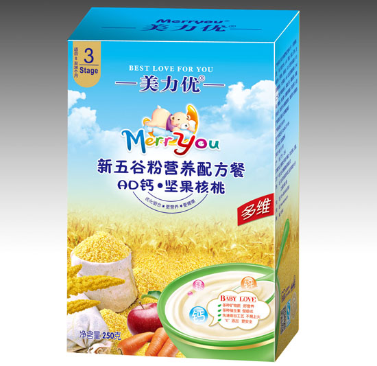 美力優(yōu)AD鈣堅(jiān)果核桃新五谷營(yíng)養(yǎng)配方餐