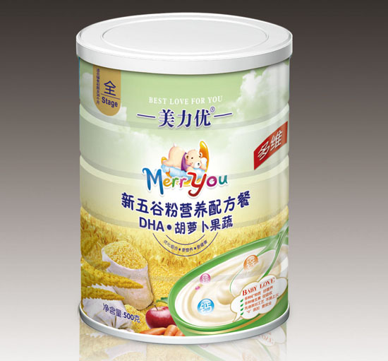 美力優(yōu)DHA胡蘿卜果蔬新五谷營(yíng)養(yǎng)配方餐