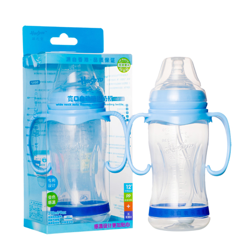 孩之寶變色感溫奶瓶包裝品