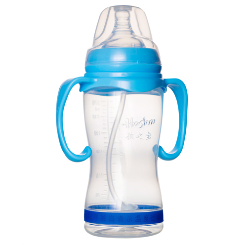 孩之寶變色感溫奶瓶寬口270ML型號(hào)B013