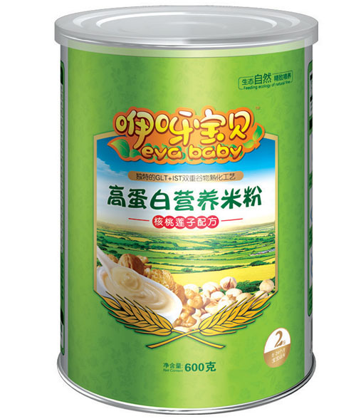 咿呀寶貝核桃蓮子高蛋白營(yíng)養(yǎng)米粉聽(tīng)裝2段