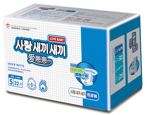 愛崽崽超薄紙尿褲S碼