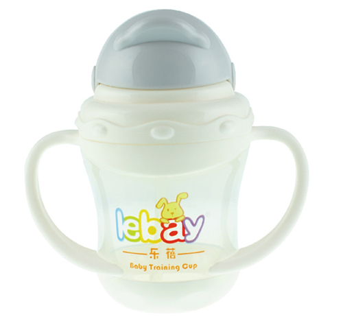 樂(lè)蓓嬰幼兒學(xué)飲杯6915白色