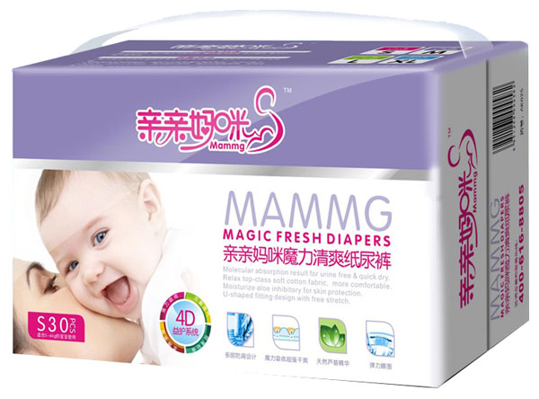 親親媽咪魔力清爽中包裝紙尿褲S30片