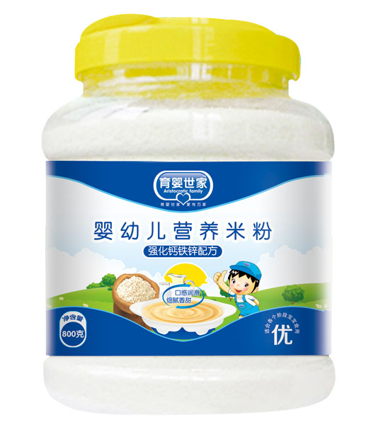 育嬰世家強(qiáng)化鈣鐵鋅配方嬰幼兒營(yíng)養(yǎng)米粉