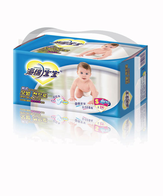 海綿寶寶韓式嬰兒紙尿褲S小碼