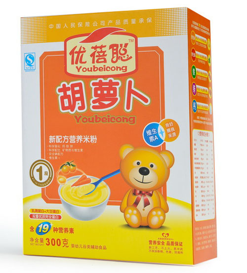 優(yōu)蓓聰蘿卜營養(yǎng)米粉1段