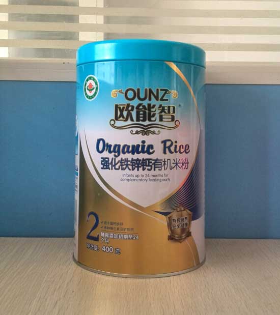 歐能智2段強化鐵鋅鈣有機米粉