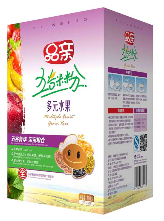 品親五谷多元水果營養(yǎng)米粉