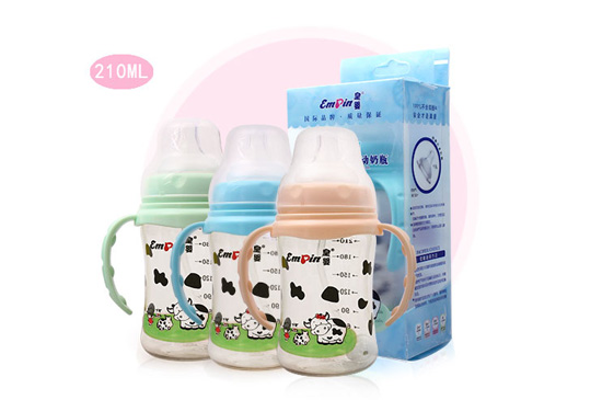 皇嬰寬口PPSU自動奶瓶210ML