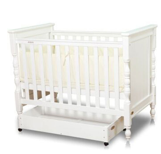 愛(ài)斯博兒羅馬頂級(jí)安全嬰兒床配抽屜8028