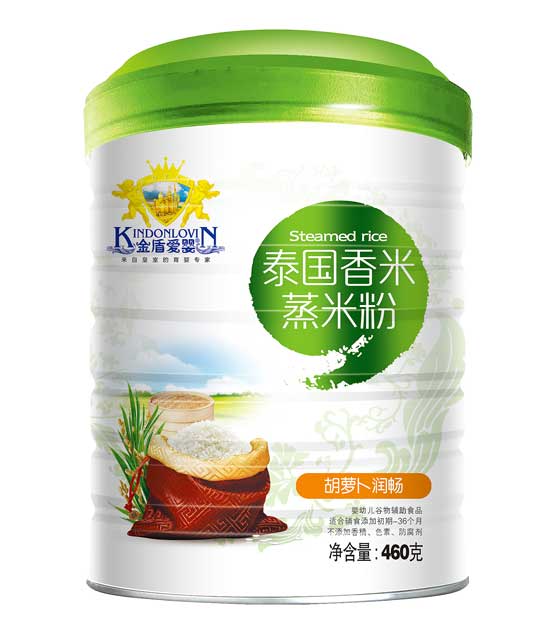 金盾愛嬰胡蘿卜潤暢泰國香米蒸米粉