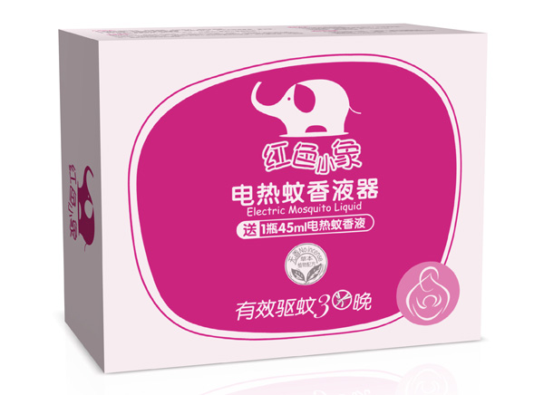 紅色小象1+1驅(qū)蚊液套裝