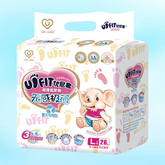 優(yōu)尼弗無感極薄嬰兒紙尿褲L碼26入