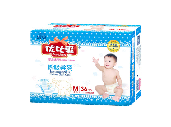 優(yōu)比爽紙尿褲M36片