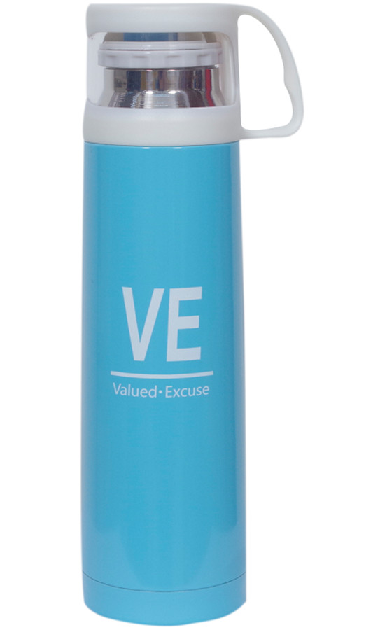 好樂嬰保溫水杯湖藍色