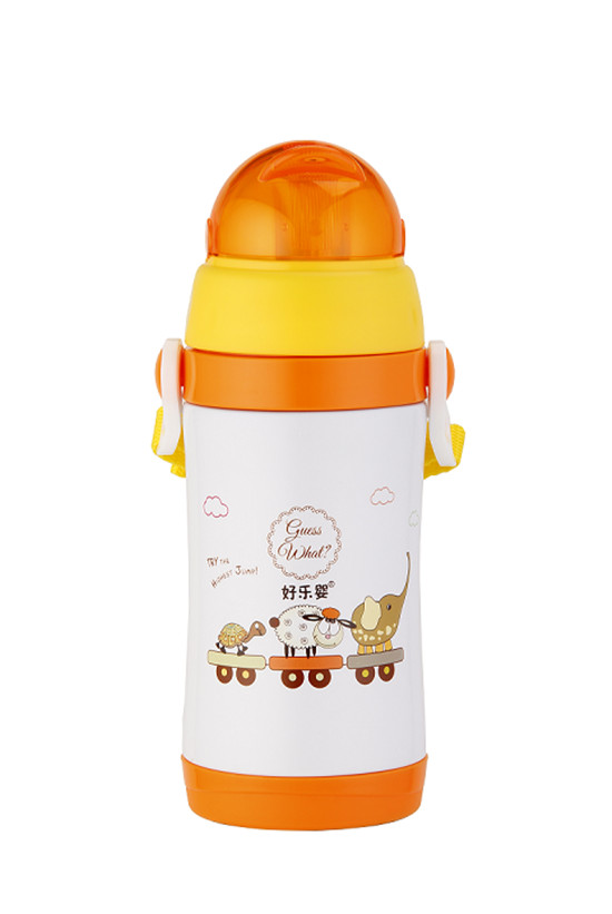 好樂嬰背帶水杯橙色