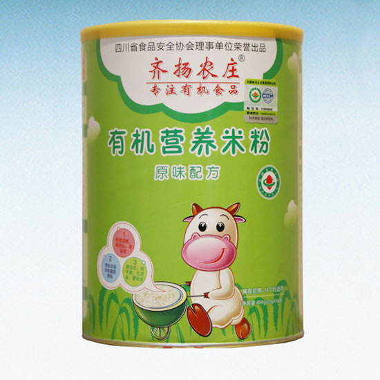 齊揚(yáng)農(nóng)莊有機(jī)營養(yǎng)米粉(原味配方)聽裝