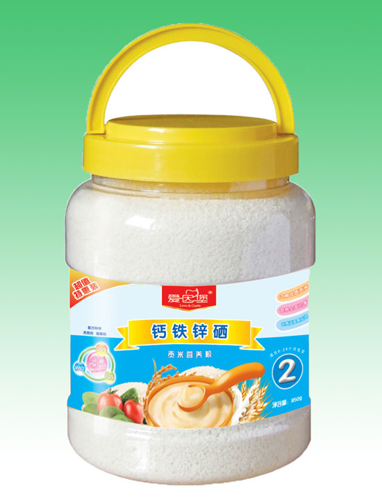 愛(ài)因堡鈣鐵鋅硒貢米營(yíng)養(yǎng)粉2段