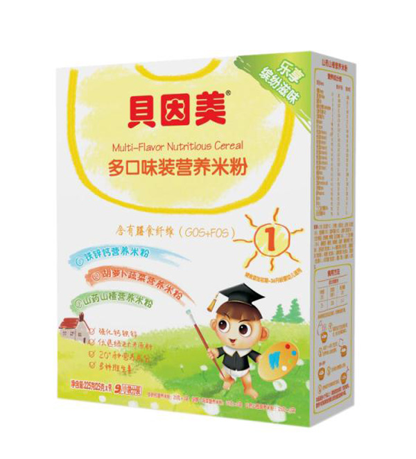 貝因美多口味裝營(yíng)養(yǎng)米粉盒裝