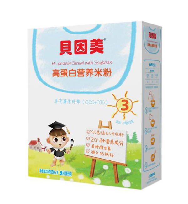 貝因美高蛋白營(yíng)養(yǎng)米粉盒裝