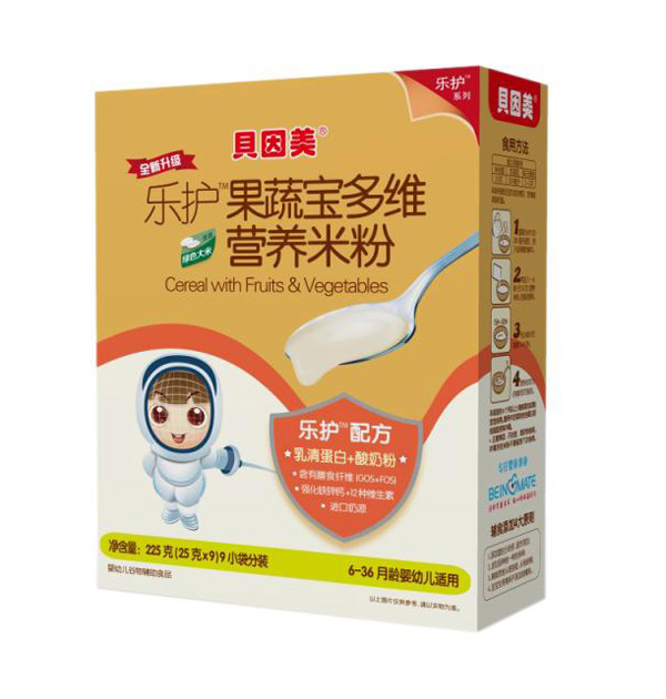 貝因美樂護(hù)果蔬寶多維營(yíng)養(yǎng)米粉
