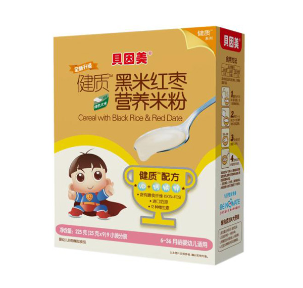 貝因美健質(zhì)黑米紅棗營(yíng)養(yǎng)米粉