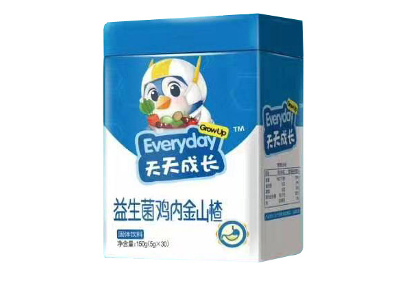 綠健園天天成長益生菌雞內(nèi)金山楂固體飲料