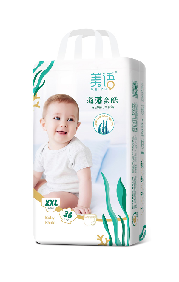 美語(yǔ)海藻親膚系列嬰兒學(xué)步褲XXL36