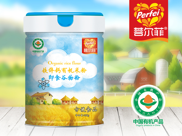 菩爾菲鈣鐵鋅有機(jī)米粉 聽裝