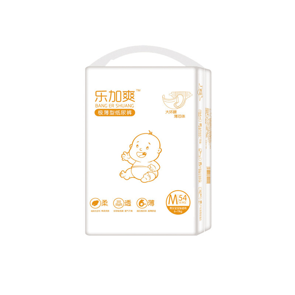 樂加爽極薄型紙尿褲M54