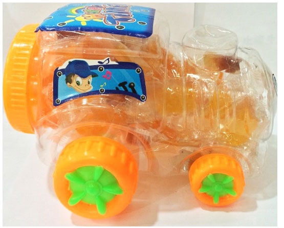 鑫納福軟糖汽車(chē)造型 橘色