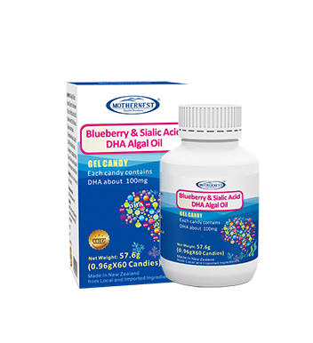 MOTHERNEST母之語藍(lán)莓唾液酸DHA藻油凝膠糖果