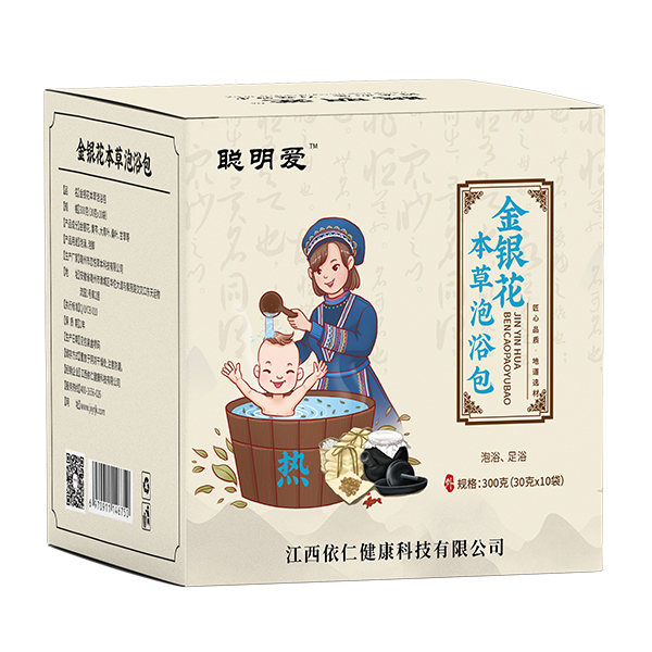 聰明愛(ài)本草泡浴包-金銀花(熱)