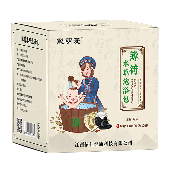 聰明愛(ài)本草泡浴包-薄荷(膚)